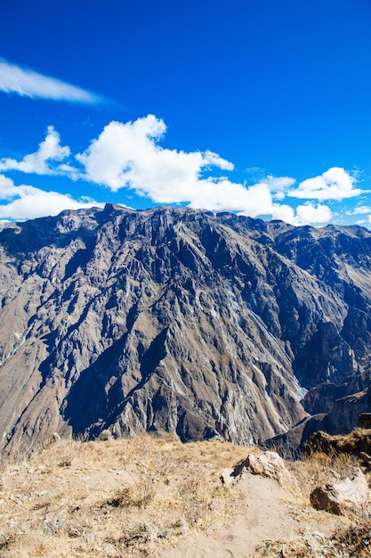 Landscape in Andes Peru