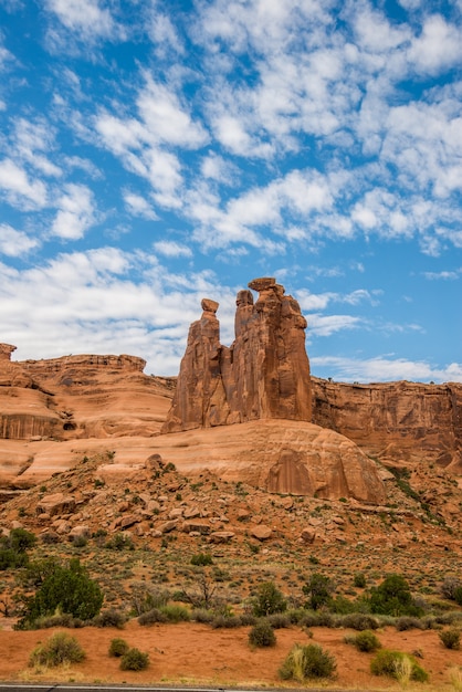 Landscape of Arches National Park