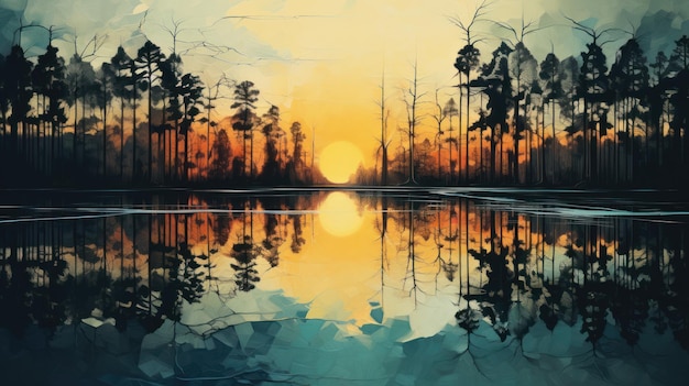 Photo landscape art