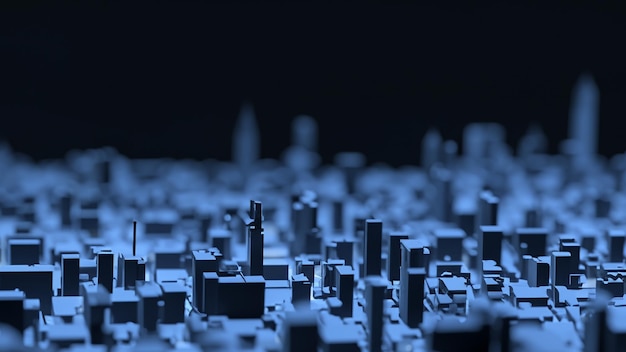 Landscape blurry building city background