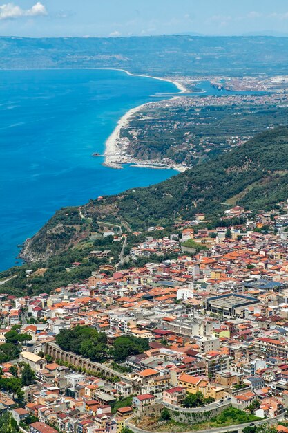 Landscape of the calabrian coast in italy south