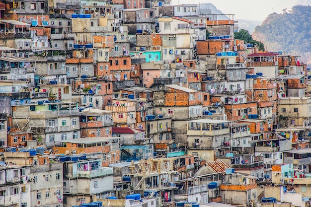 Landscape of the Cantagalo favela