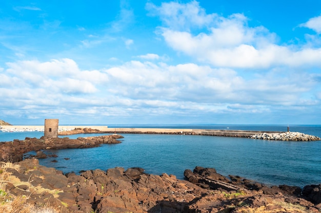 Landscape of castelsardo sardinia