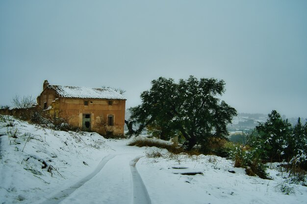 Landscape in city of cehegin, murcia