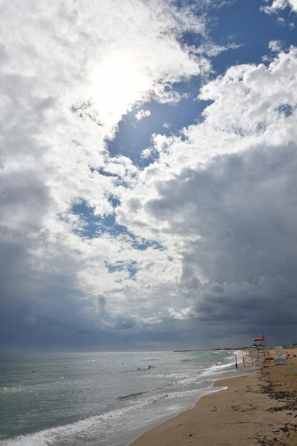 Photo the landscape of the coast in puglia italy