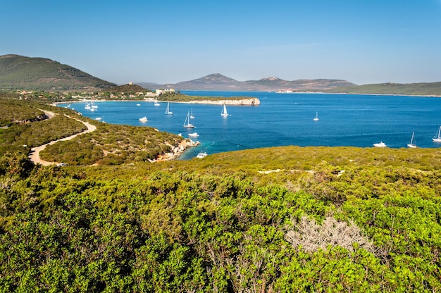 Landscape of coast of Sardinia