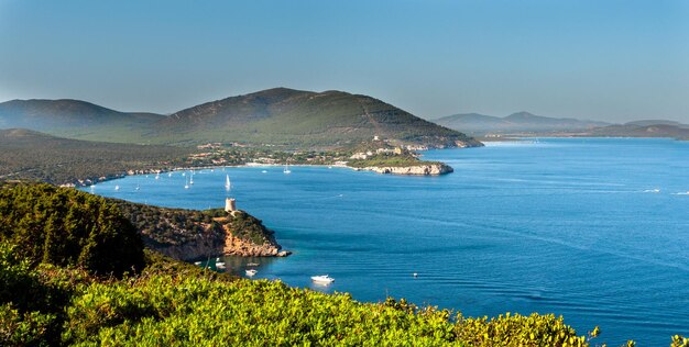 Landscape of coast of Sardinia