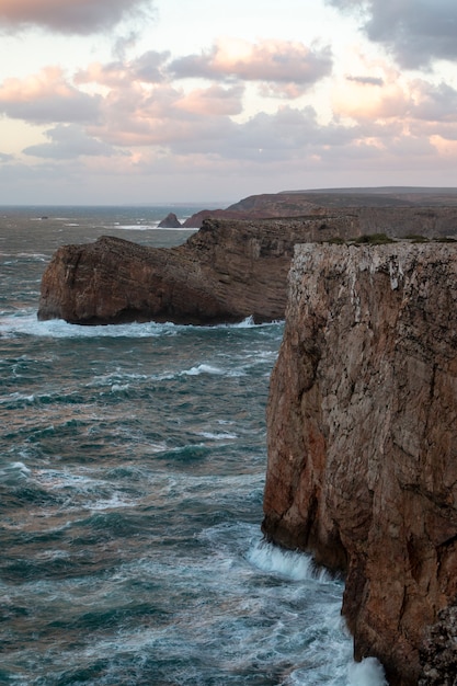 Landscape of the coastline of Sagres