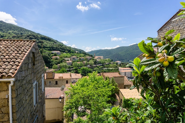 Landscape on Corsica island in France