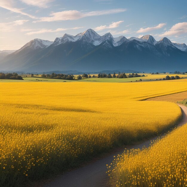 landscape design for crop field