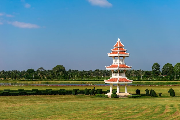 Landscape design. Park in Thailand