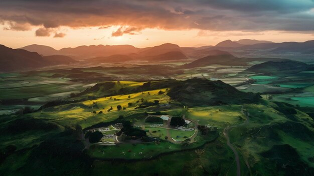 Landscape from above