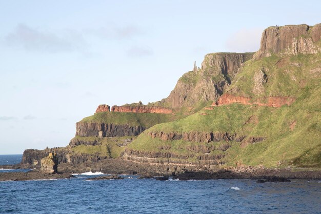 Landscape at Giants Causeway, County Antrim, Northern Ireland, Europe