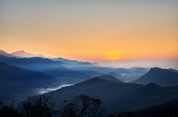 ヒマラヤ山脈の風景