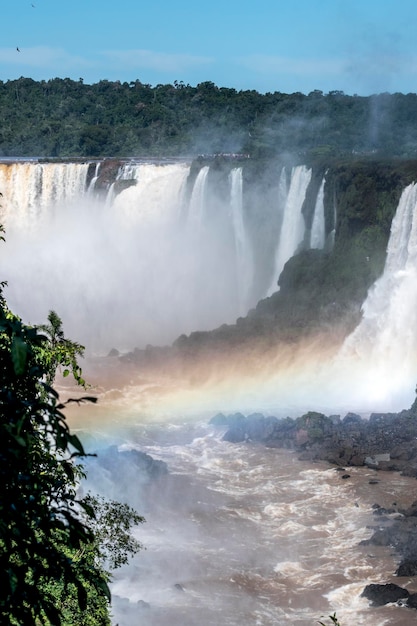 Landscape of the Iguazu Falls