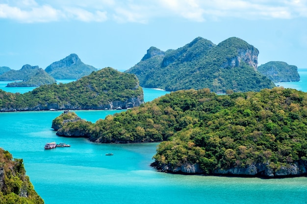 Landscape image of Mu Koh Angthong, Samui Island, Surat Thani, Thailand