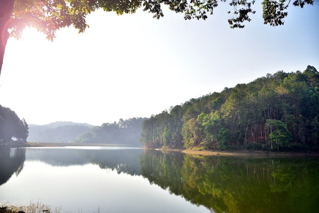 Landscape image  at Pang Oung, Mae Hong Son, Thailand.