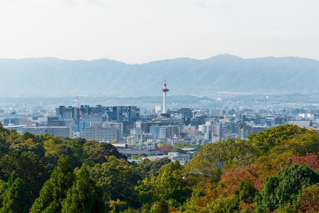 Photo landscape of kyoto city japan