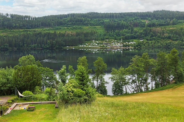 Windgfallweiher ドイツの湖の風景