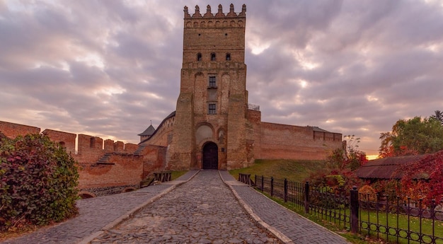 Lutsk 시의 레저 공원 풍경. 우크라이나