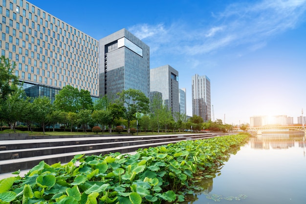 Landscape of modern buildings