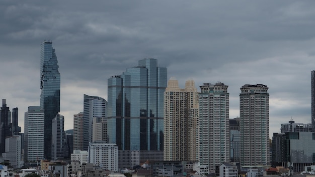 バンコクタイの近代都市の風景