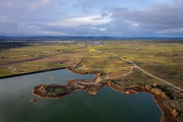 Пейзаж в водохранилище Молано Испания