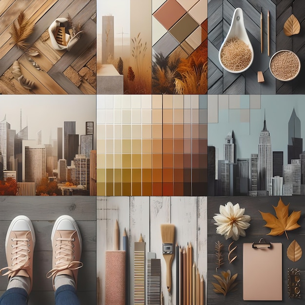 Landscape mood board