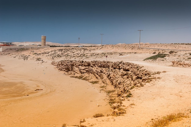 Landscape of Morocco Coastline of Atlantic ocean