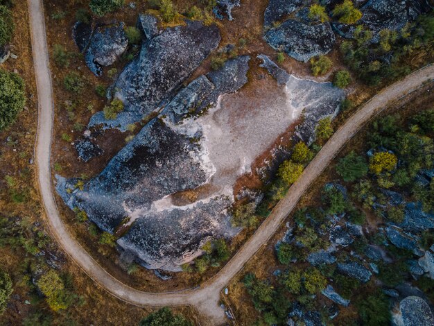 バルエコスの自然地域の風景。 Malpartida de Caceres。エストレマドゥーラ。スペイン。