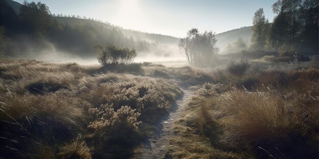 Landscape nature Generated Ai