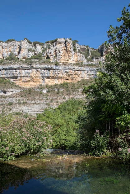 Landscape at Orbaneja del Castillo, Burgos, Spain