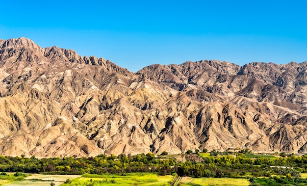 Landscape at palpa in the ica region of peru