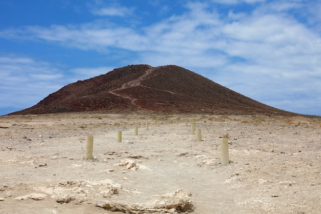 レッドマウンテンへの道の風景