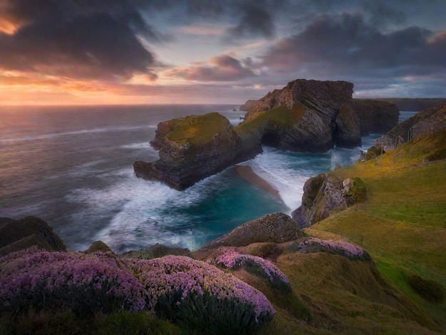 Landscape photo o0f Cornwall in style of Marc Adamus canon 5d Mark IV 1635mm lens