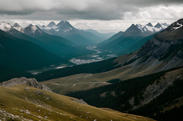 Ландшафтная фотография горы