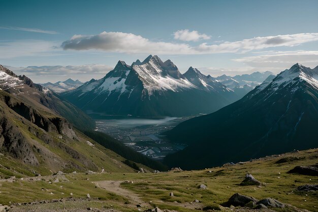 Landscape photograph of a mountain