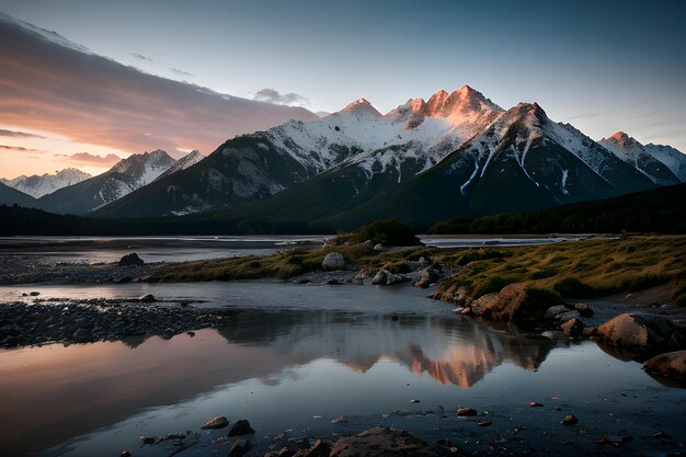 Landscape photograph of a mountain