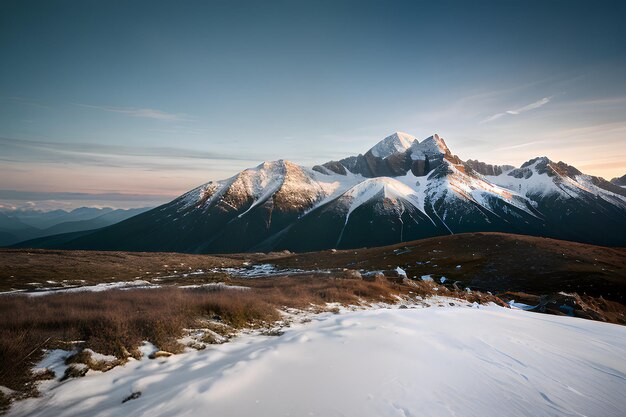 Landscape photograph of a mountain