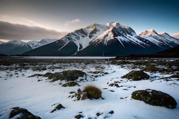 Landscape photograph of a mountain