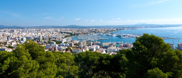 Landscape of the port of Palma de Mallorca