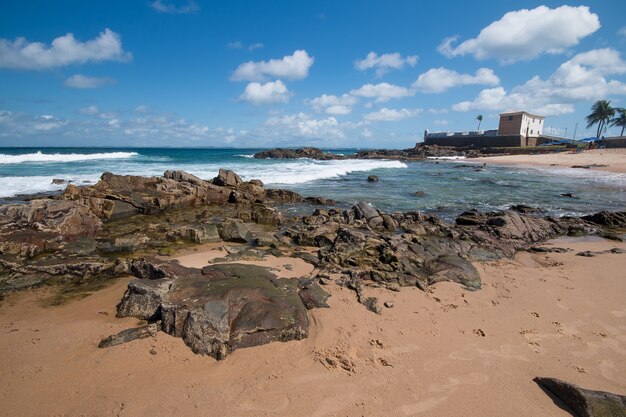 Landscape of Porto da Barra beach