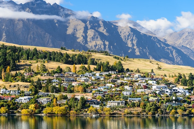 Paesaggio di queenstown, nuova zelanda