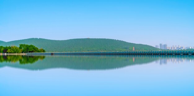 Landscape Scenery of Yulong Lake in Xuzhou