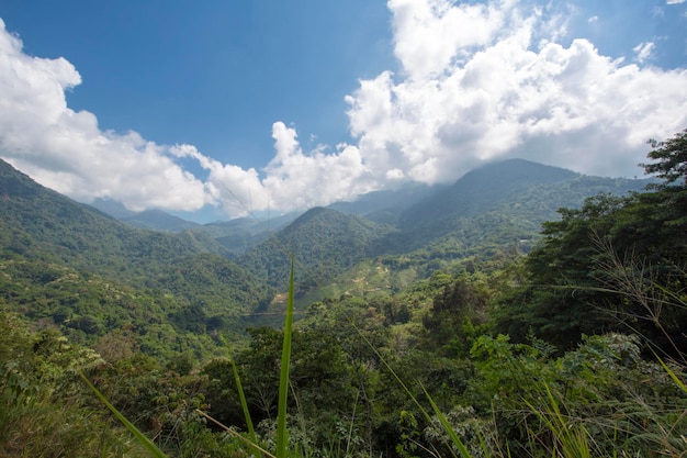 Landscape of the Sierra Nevada in Colombia