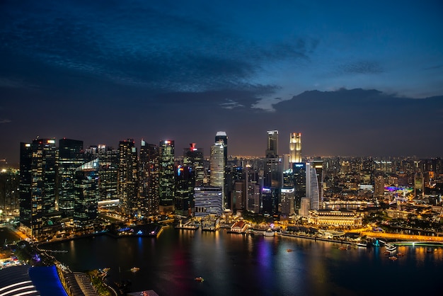 Landscape of Singapore city