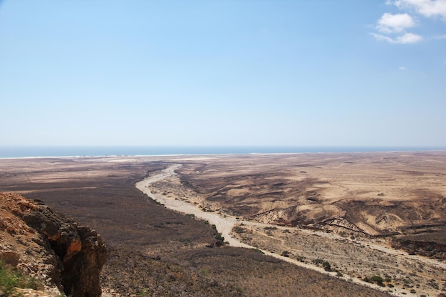 The landscape of Socotra island Indian ocean Yemen