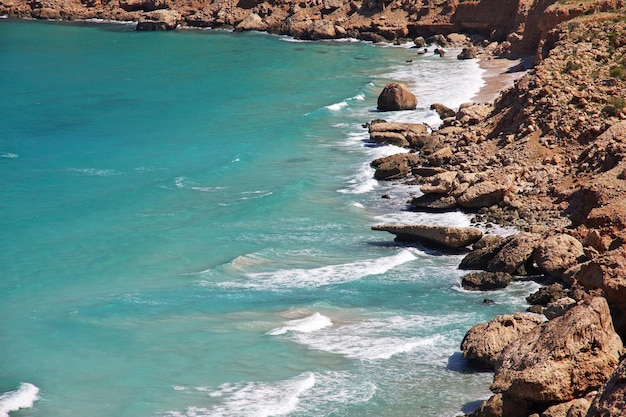 The landscape of Socotra island Indian ocean Yemen