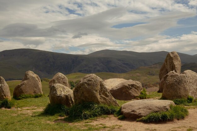 Landscape of Stones Lake District