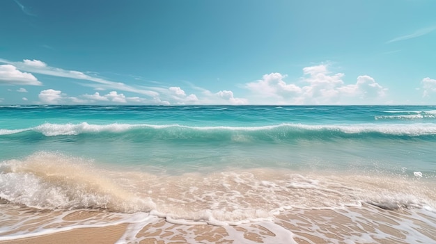 Landscape summer beach background